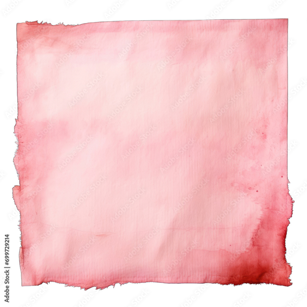 Burnt edge vintage old paper texture with copyspace. Pink color tones