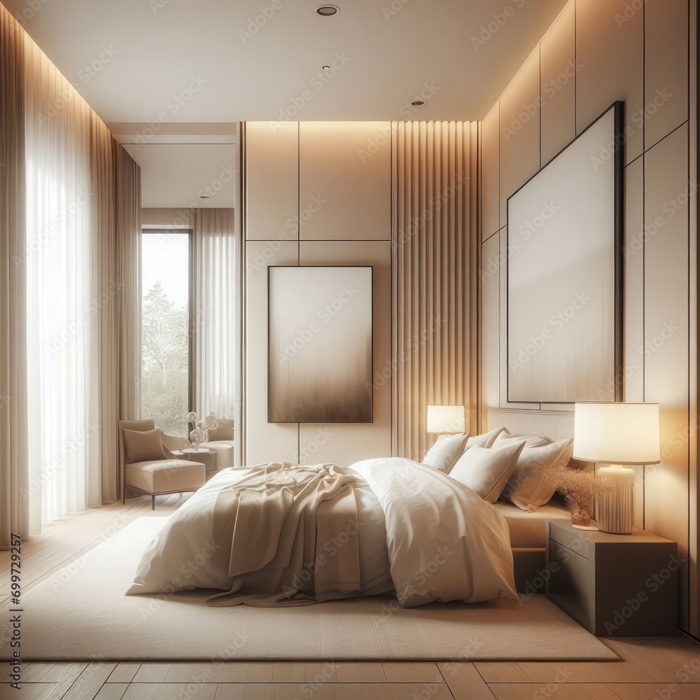 minimalist bedroom design hgtv, in the style of beijing east village