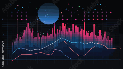 concept of anomaly detection algorithms in a vector art piece illustrating algorithms identifying irregularities in datasets.