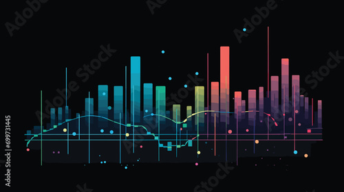concept of anomaly detection algorithms in a vector art piece illustrating algorithms identifying irregularities in datasets