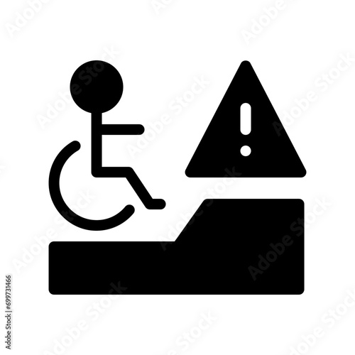 Slope glyph icon