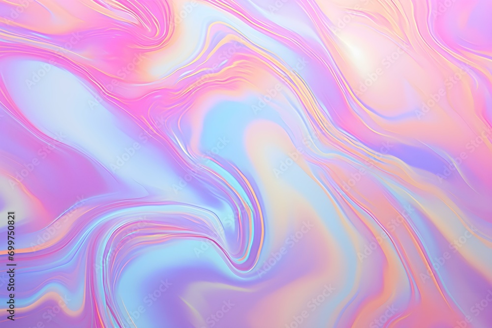 Obraz premium Iridescent Abstract Liquid Marbeled Background Texture.