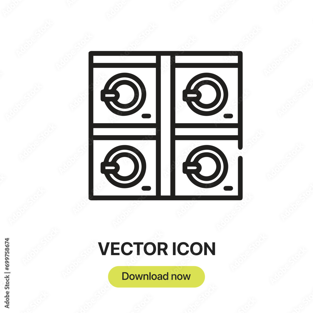 Laundry Room icon vector. Linear-style sign for mobile concept and web design. Laundry Room symbol illustration. Pixel vector graphics - Vector. Laundry Room icon vector. Linear-style sign for mobile concept and web design. Laundry Room symbol illustration. Pixel vector graphics - Vector.