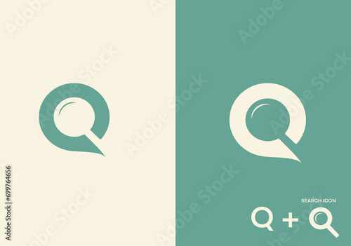 q template vector,  logo template, logo. q Letter,  q logo mark,  template elements, q eps