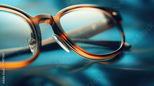 Designer optical glasses frame  corrective eyewear  healthy modern accessory