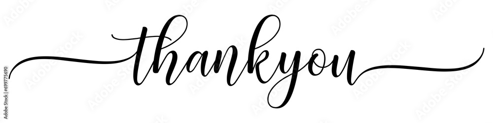 Thank you – Calligraphy brush text banner with transparent background. Thank you – Calligraphy brush text banner with transparent background.