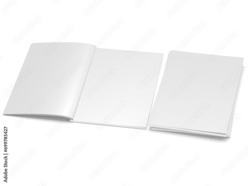Open magazine with a glued binding. Vertical A4 format. Open magazine with a glued binding. Vertical A4 format.