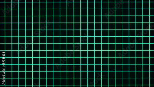 a grid background in green