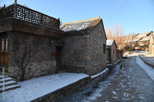 Beijing, China - December 19 2023: The Scenery of Beijing During Winter photo