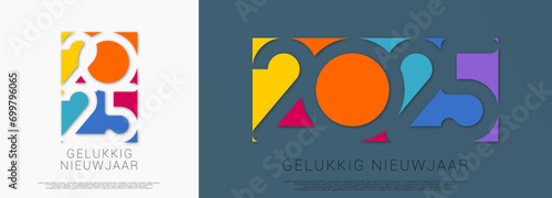 2025 - gelukkig nieuwjaar 2025 photo