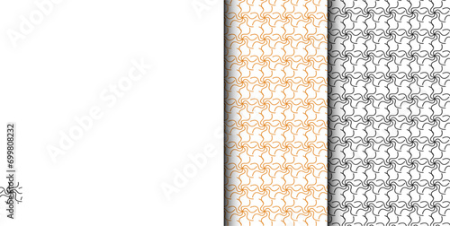 Vector seamless unique pattern design for fabrics, papers 