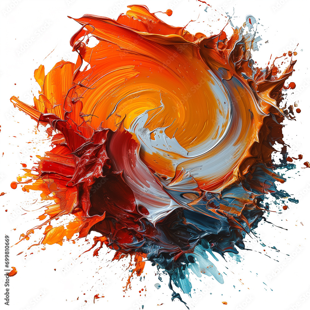 Foto abstract watercolor background with splashes