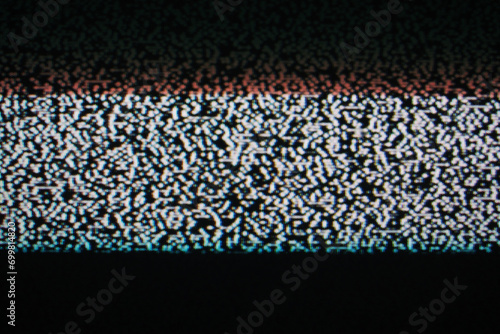 Analog signal. No signal TV, abstract led screen, texture background. vintage television, old retro TVs. 