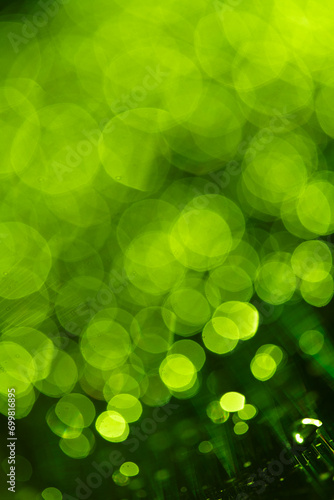 green blur background