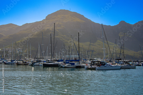Marina on the Waterfront from the ocean at Cape Town South Africa