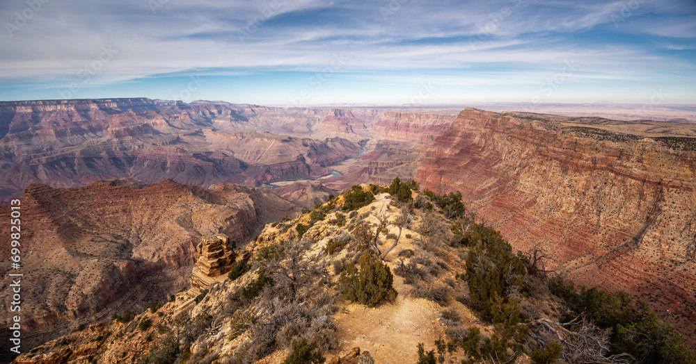 South side view of the Grand Canyon