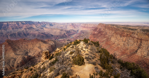 South side view of the Grand Canyon