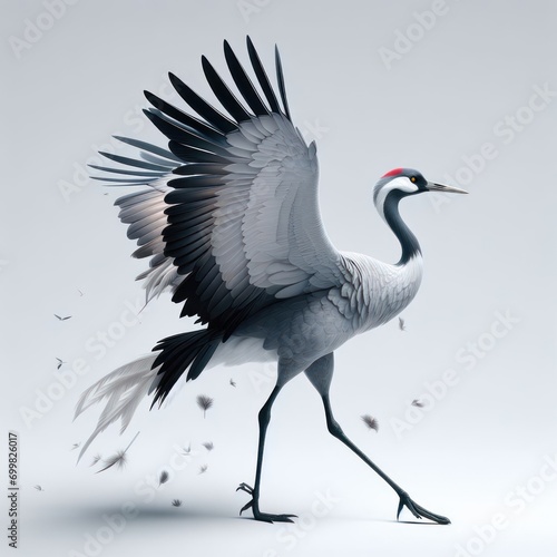 sandhill crane, grulla canadiense, Antigone canadensis, песчаный журавль, Derek bukit pasir,  isolated White background
