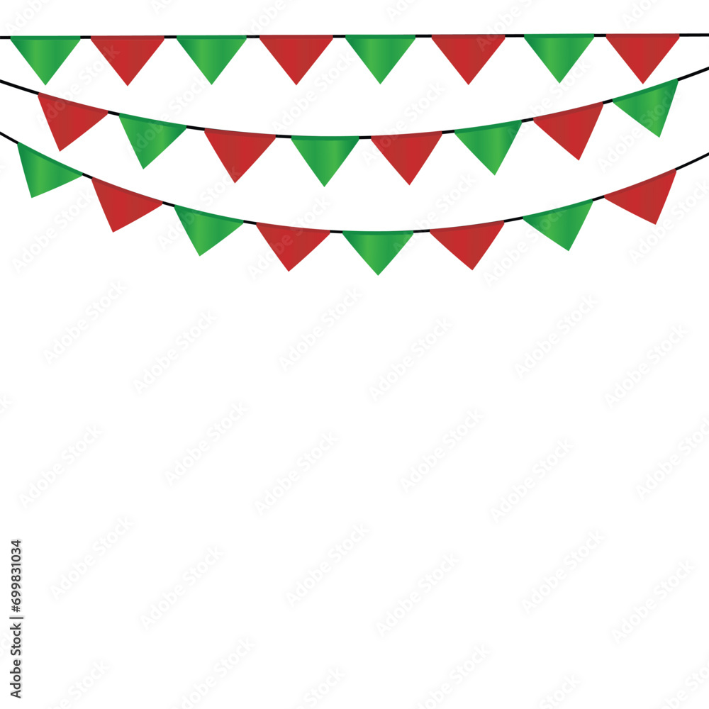 Bunting flags decoration, celebration, Patriotic Celebration Background, Carnival  colored garlands and bunting, colorful pennants, anniversary and holiday party flags