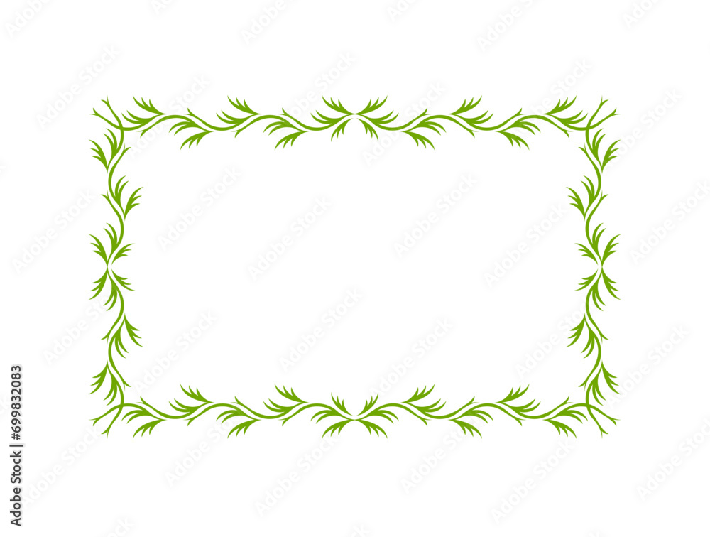 grass frame isolated on white background grass frame isolated on white background