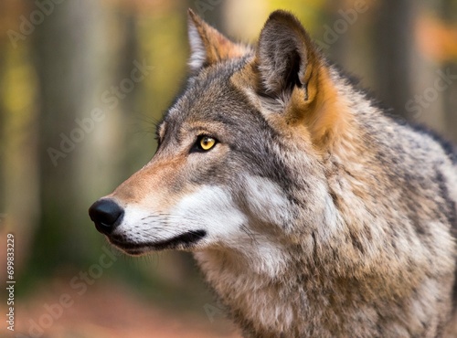 Wolf in the forest