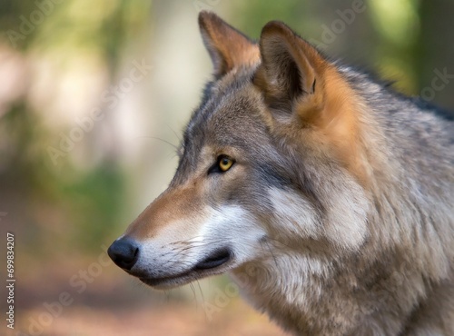 Wolf in the forest