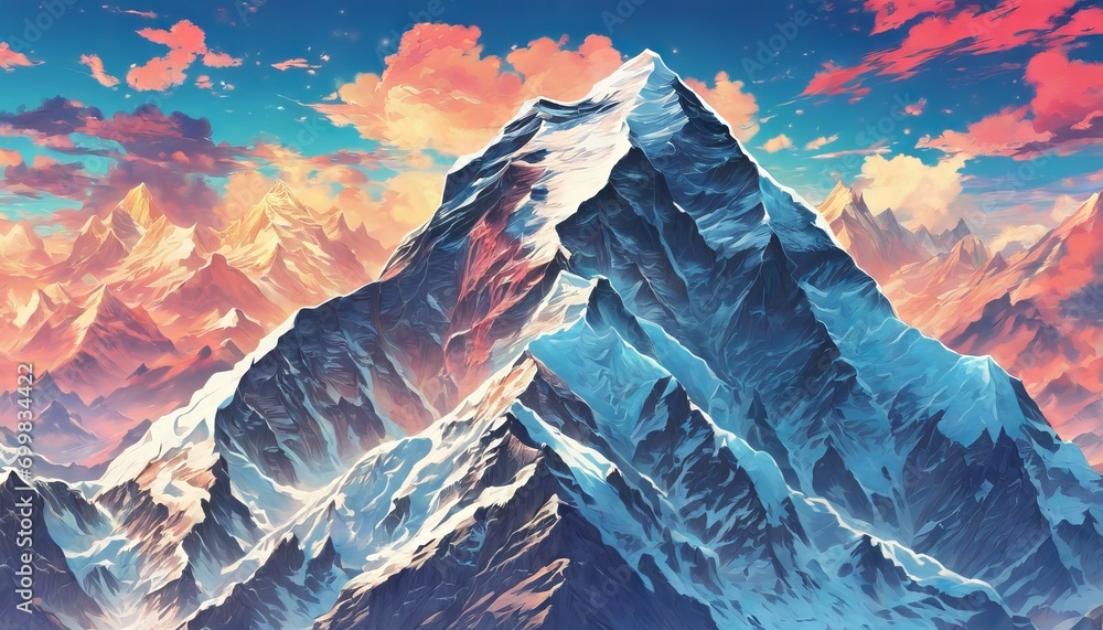 Obraz premium Mountain illustration