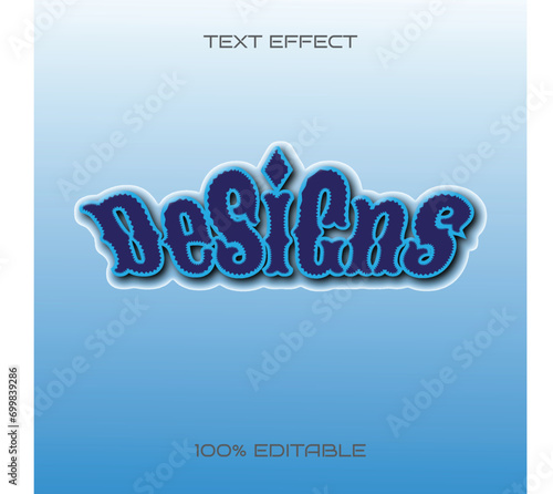 Vector Designs Text Style Effect