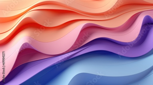  a computer generated image of a multicolored wave of wavy, wavy, wavy, wavy, and wavy shapes.
