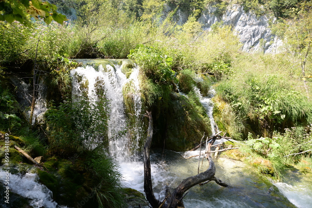 Wasserfall an den Plitvicer Seen