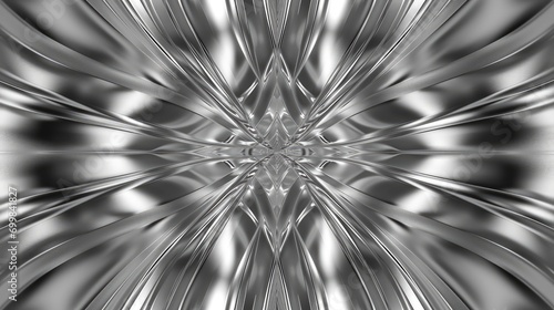 Silver metallic abstract texture