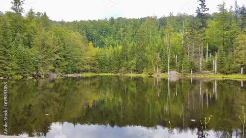 bavarian forest, lake, Rachelsee