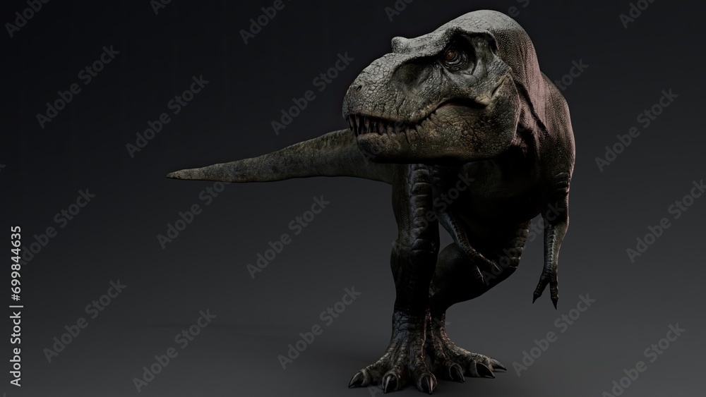 Tyrannosaurus Rex Stan render of background. 3d rendering Tyrannosaurus Rex Stan render of background. 3d rendering