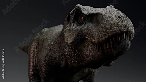 Fototapeta Tyrannosaurus Rex Stan render of background. 3d rendering