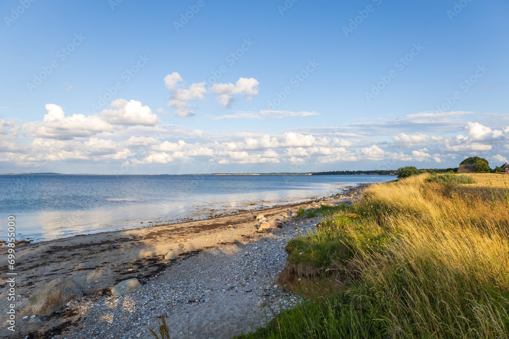 Strand im Sonnenuntergang