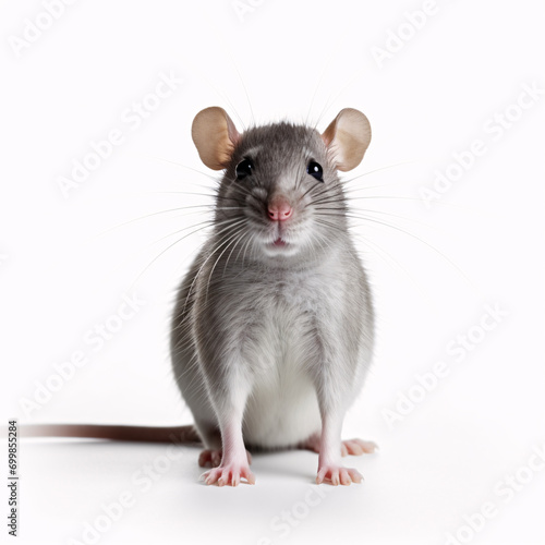 rat over white