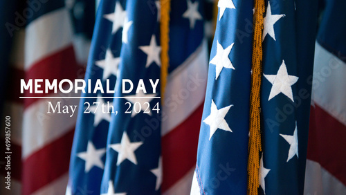 Memorial Day 2024, US Holiday, USA Flag