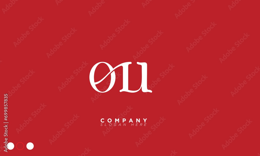 OU Alphabet letters Initials Monogram logo UO, O and U OU Alphabet letters Initials Monogram logo UO, O and U