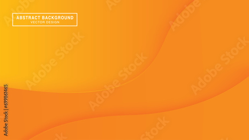 Abstract liquid fluid gradient yellow orange background composition for poster, web, landing, page, cover, ad, greeting, card, promotion, Eps 10