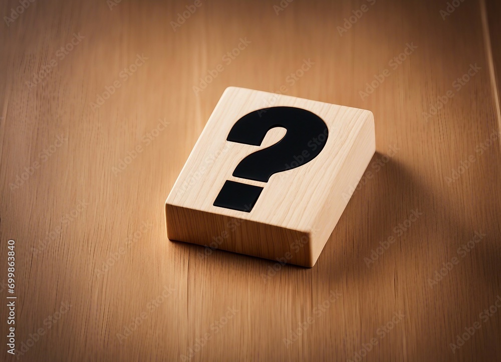 Wooden blocks with question marks, illustrating decision making, uncertainty, and curiosity Wooden blocks with question marks, illustrating decision making, uncertainty, and curiosity
