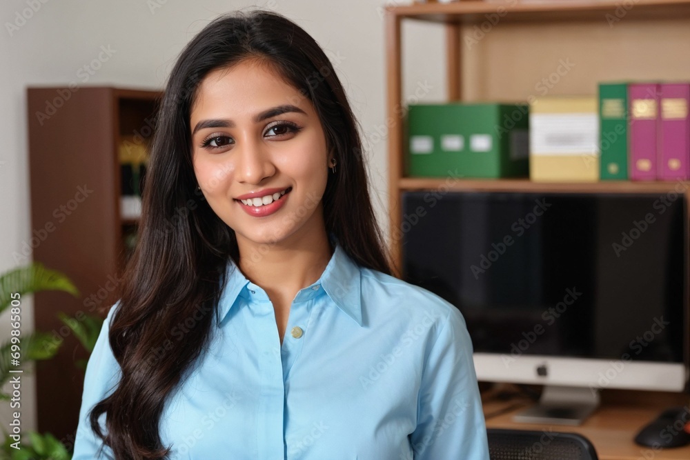 A professional worker in a business office environment wearing formal attire working in an office A professional worker in a business office environment wearing formal attire working in an office