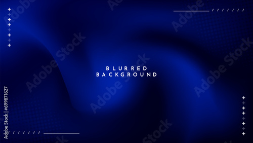 Gradient blurred background in shades of Dark blue. Ideal for web banners, social media posts, or any design project that requires a calming backdrop