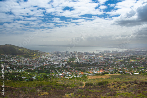 View of a part of the beautiful Cape Town from Signal Hill South Africa