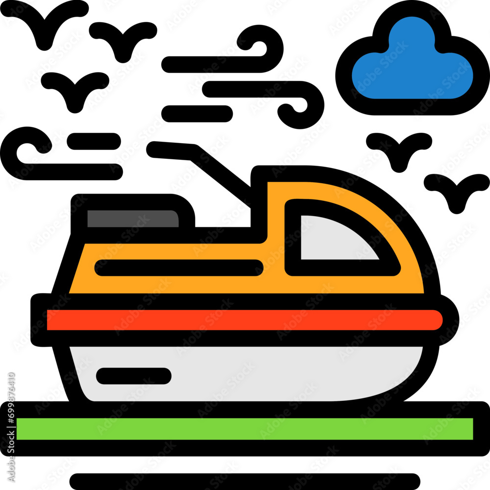 Jet ski Icon Jet ski Icon