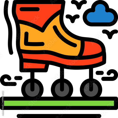 Rollerblades Icon