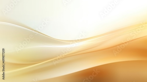 golden color wave background. Generative AI.