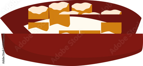 dimsum chinese food illustration 