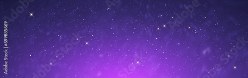 Cosmos background. Shining nebula with stars. Magic space texture with stardust. Realistic milky way. Color starry galaxy. Wide night sky with light effect. Vector illustration