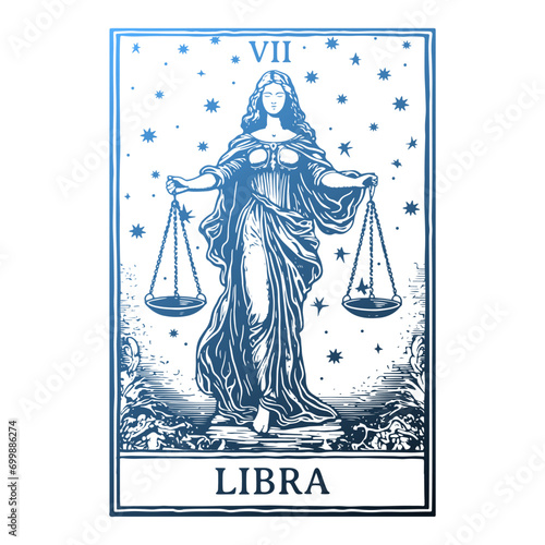 Libra Illustration Clip Art Design Shape. Zodiac Silhouette Icon Vector.