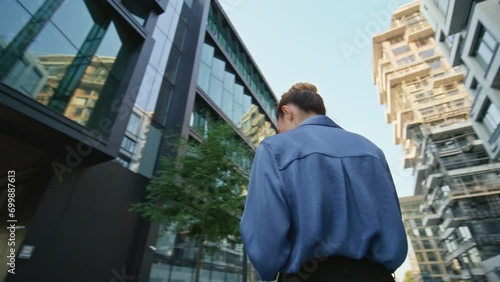 Wallpaper Mural Angry woman shouting smartphone at urban street. Furious businesswoman hung up  Torontodigital.ca